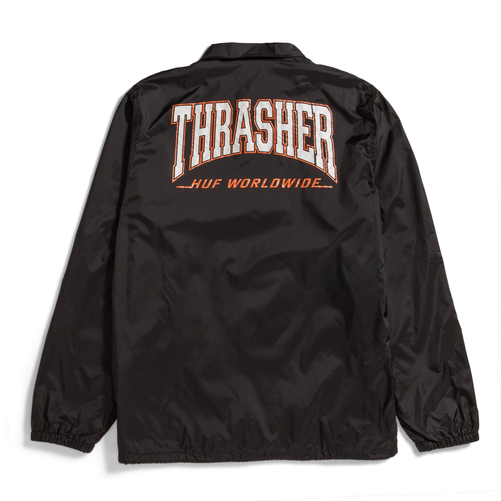 X Thrasher Split Coaches Jacket Black
