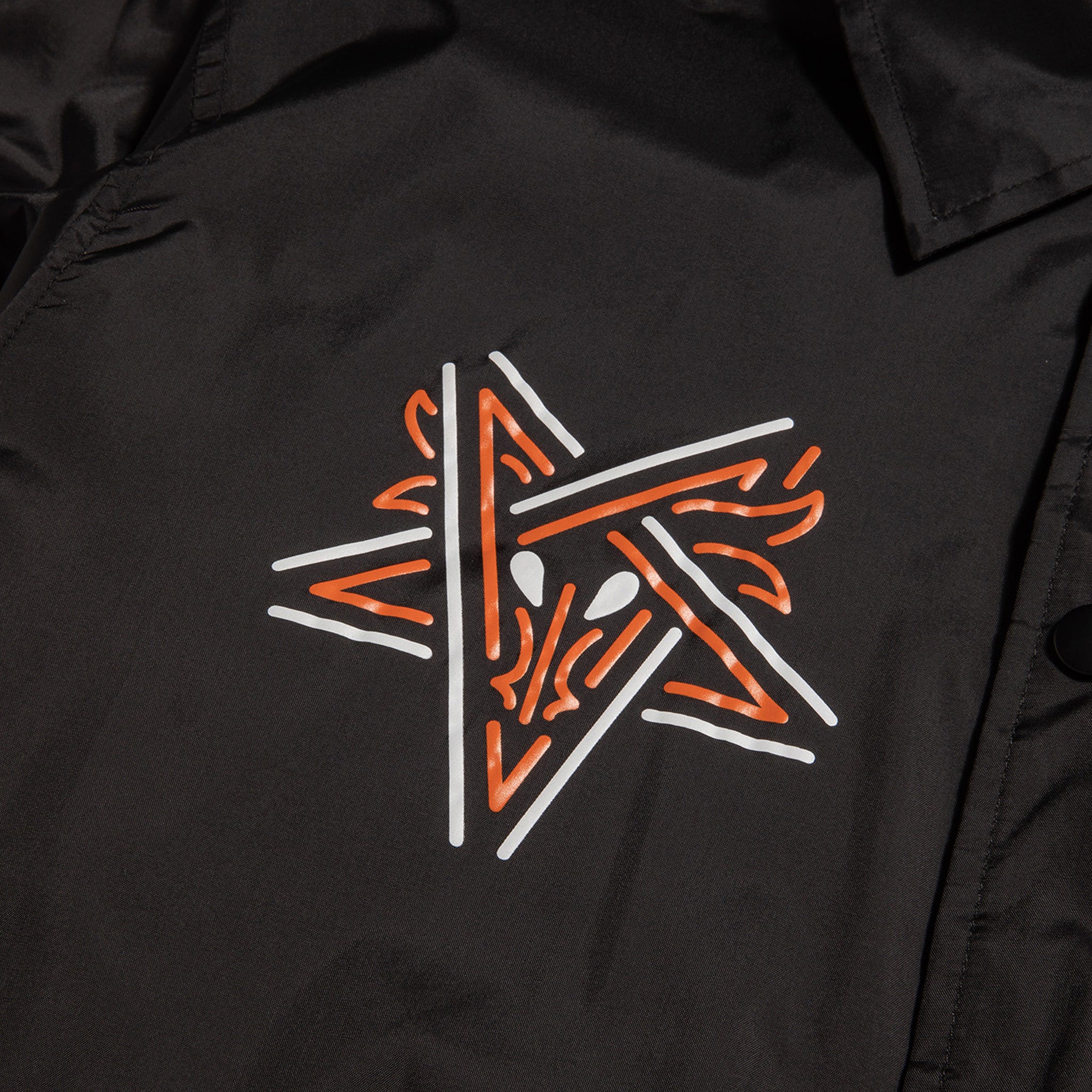 X Thrasher Split Coaches Jacket Black