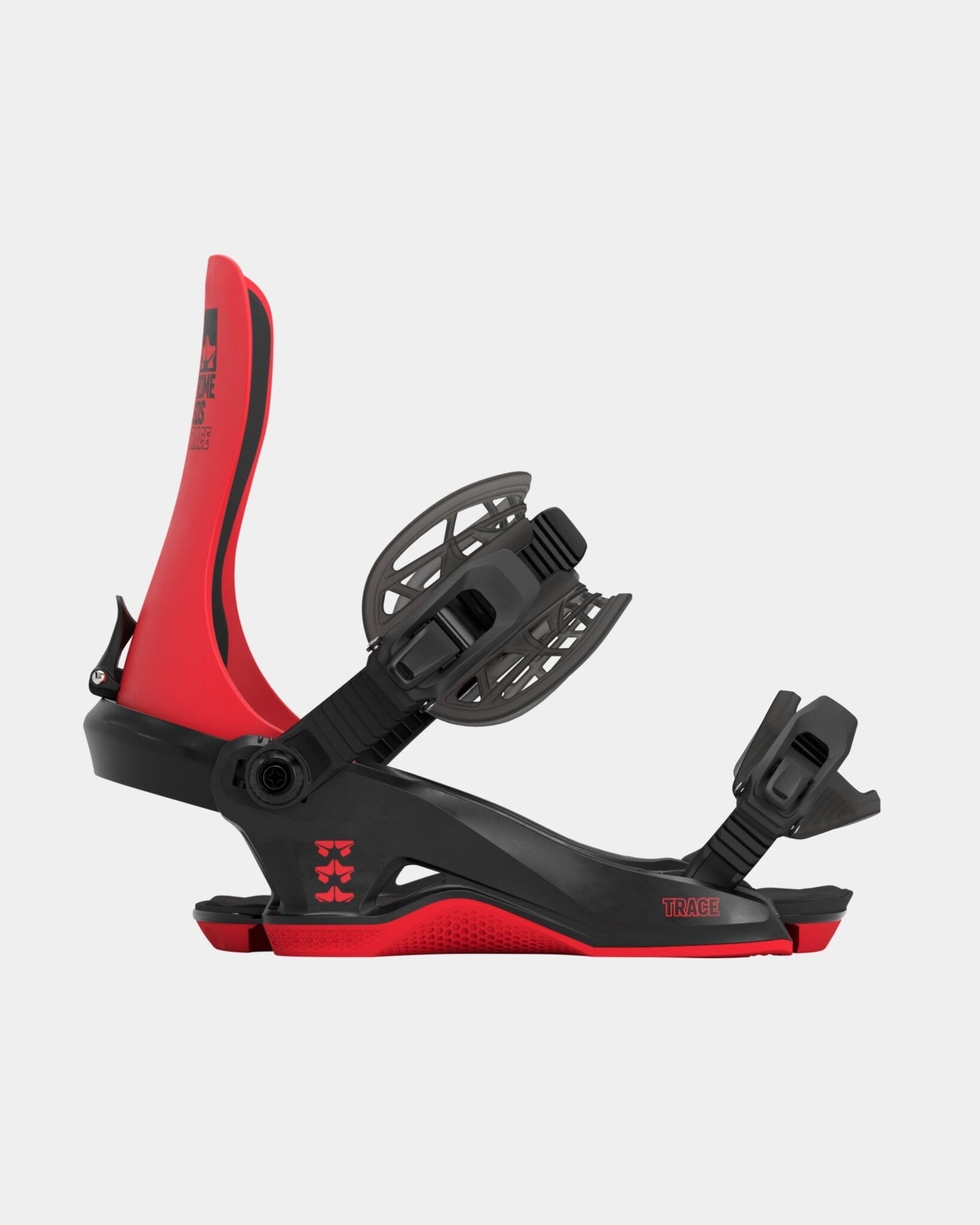 Trace Snowboard Bindings Black/Red