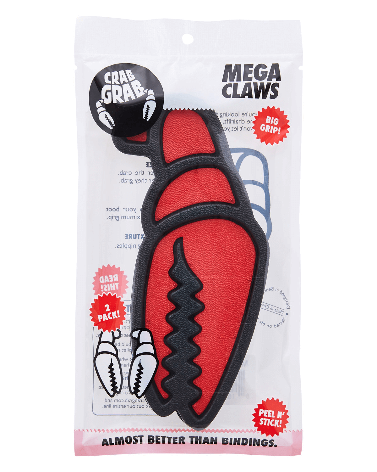 Traction Pad Mega Claw Black Red