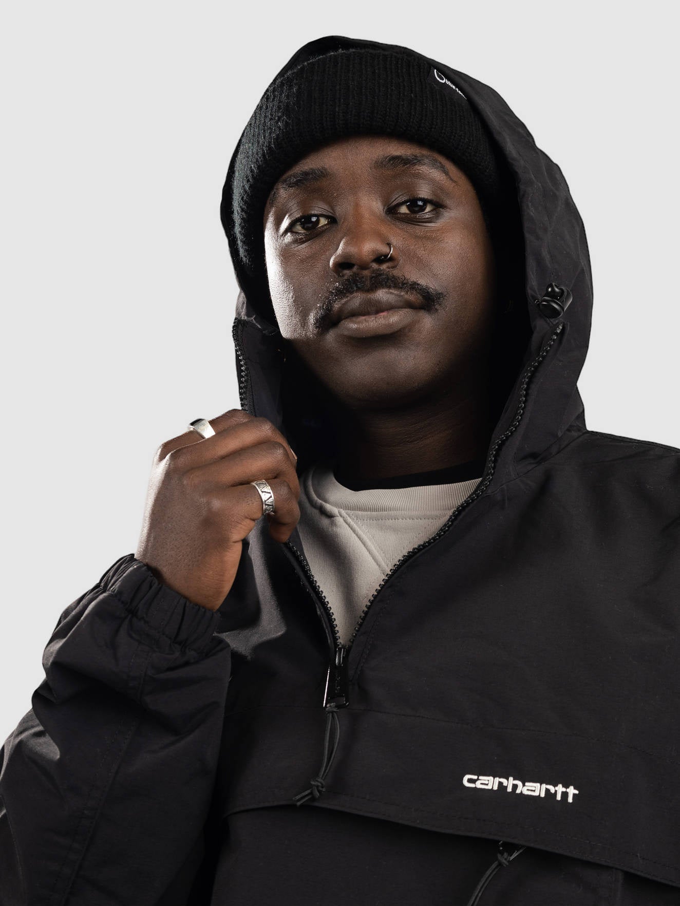 Windbreaker Pullover Black