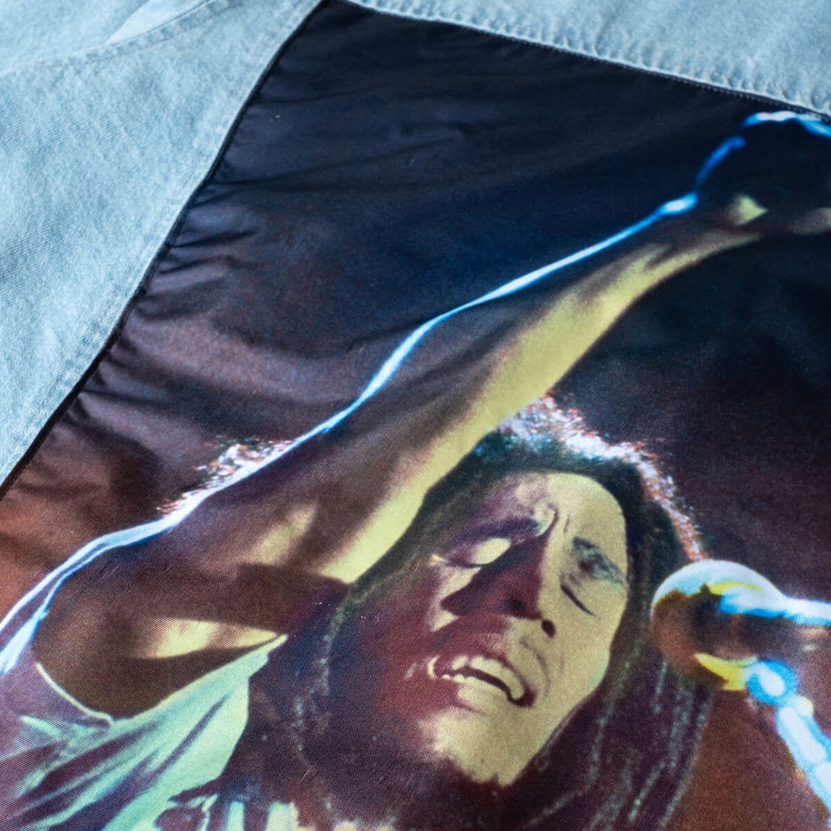 X Bob Marley Stand Up Jacket Denim