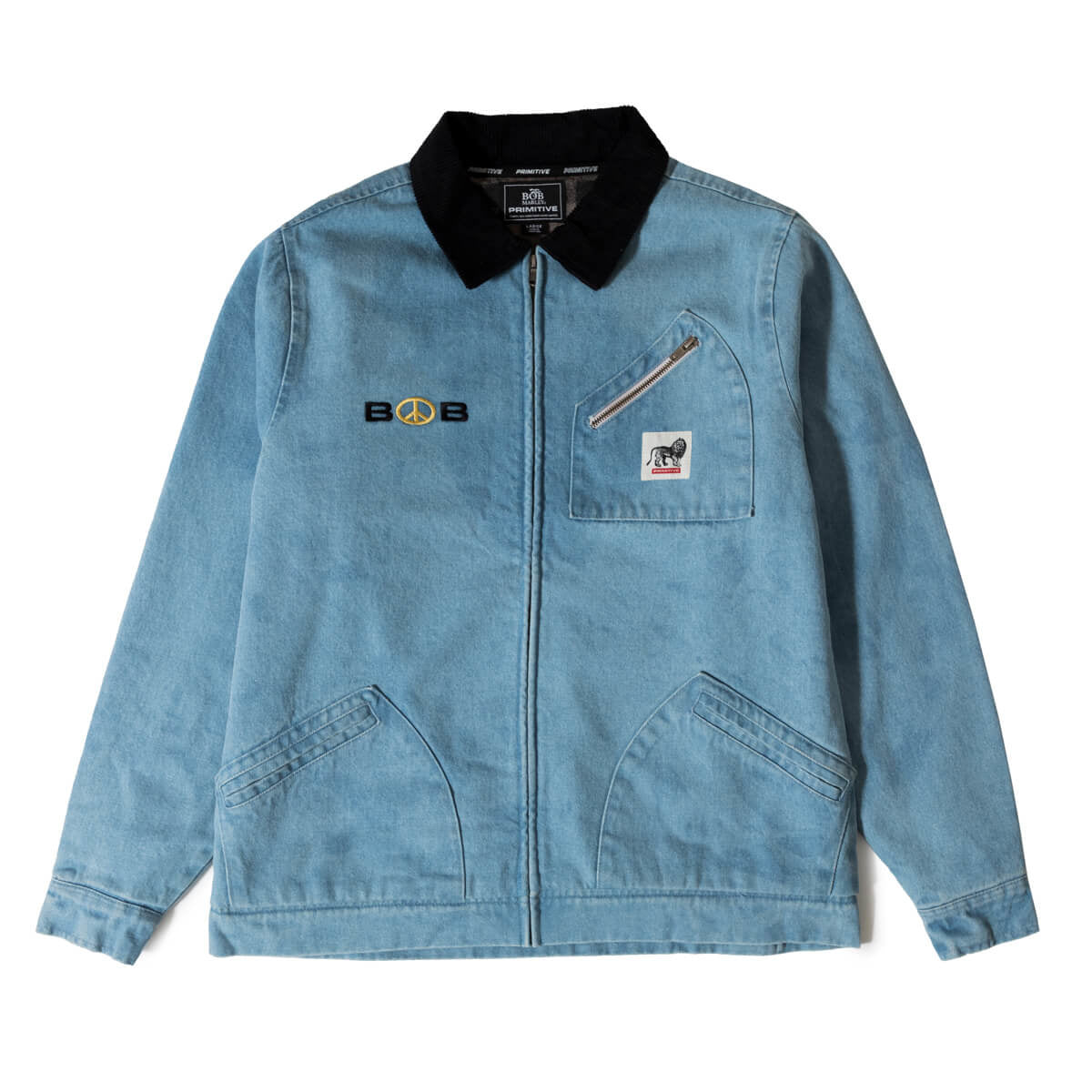 X Bob Marley Stand Up Jacket Denim