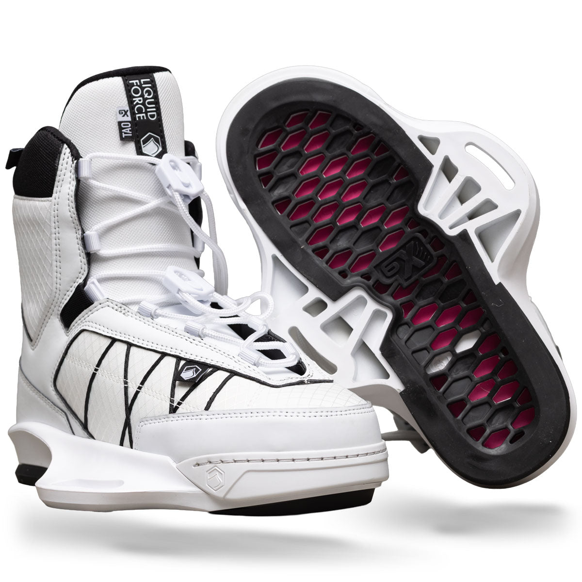 Tao 6X 2026 Wakeboard Bindings White