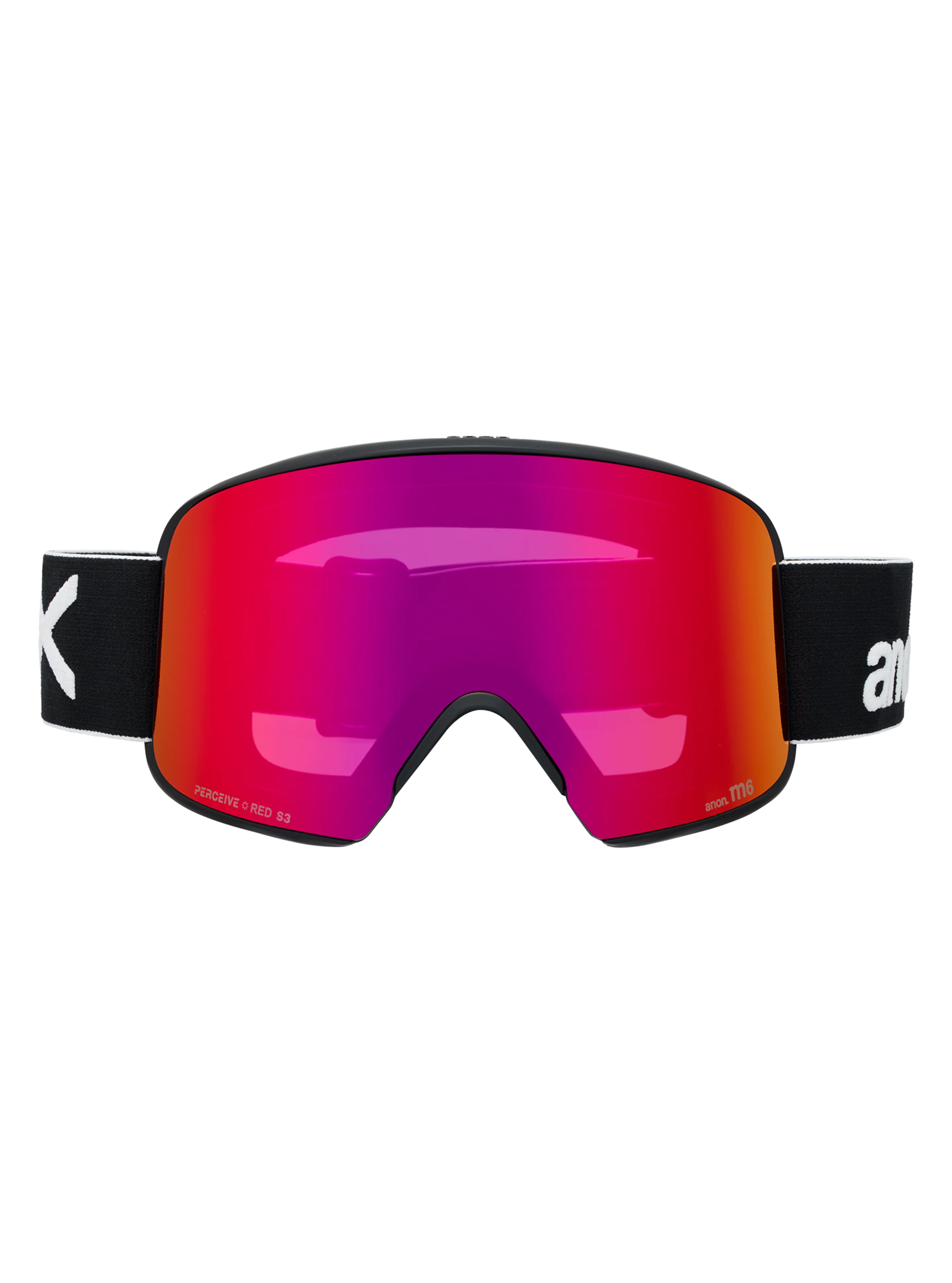 Anon M6 Black Perceive Sunny Red Goggles