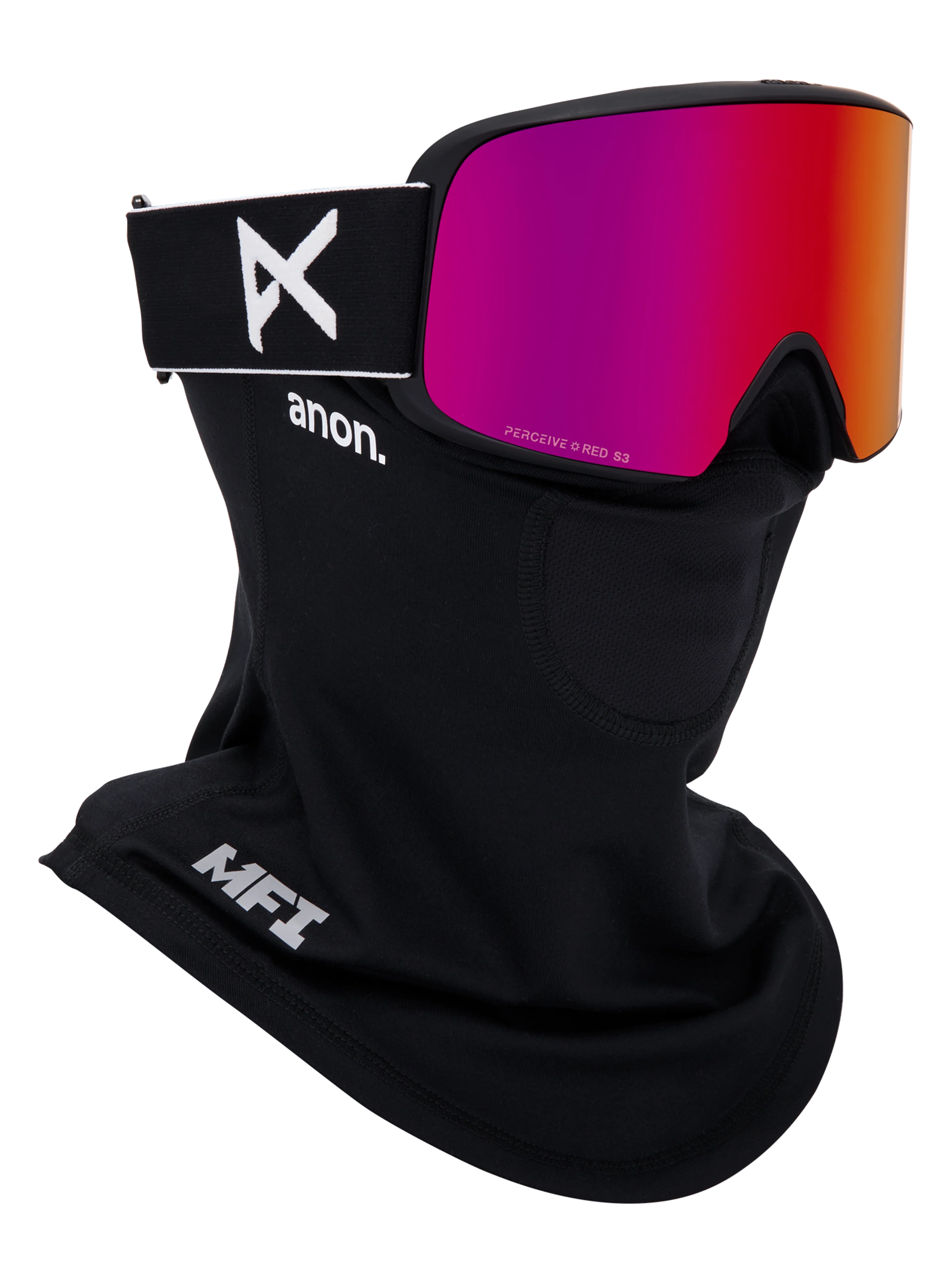 Anon M6 Black Perceive Sunny Red Goggles