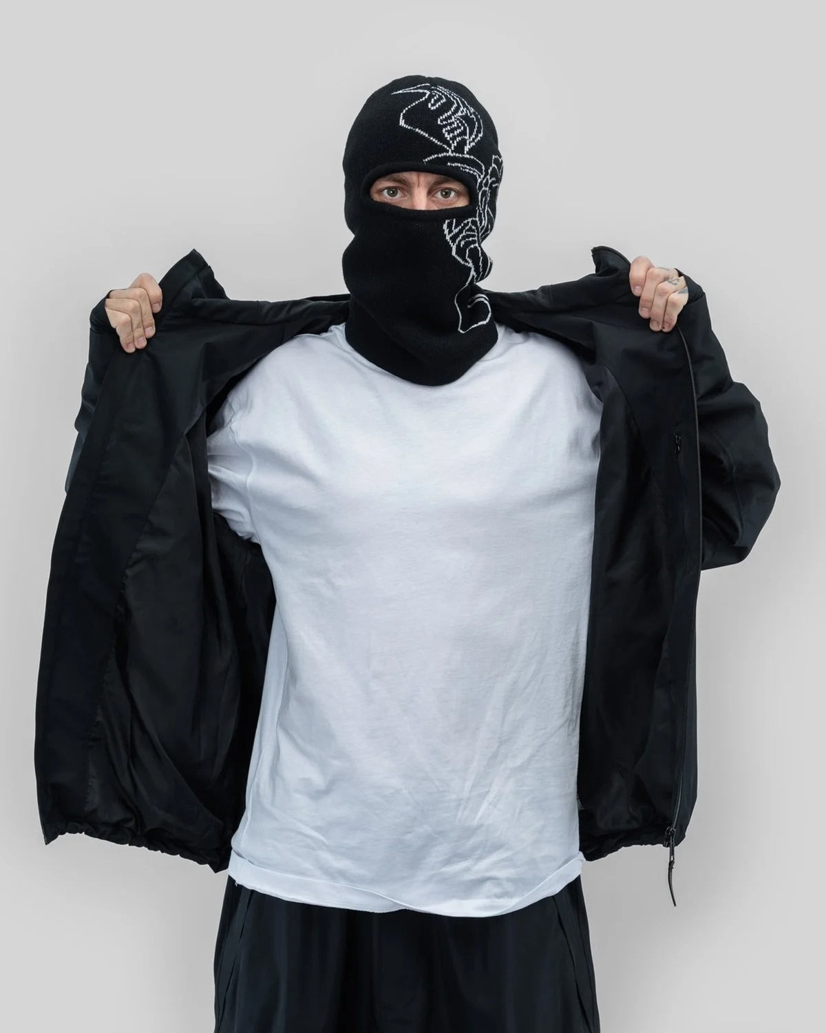 Park Jacket 2L Black - inside lining