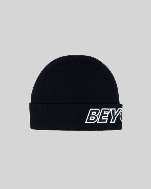 Beyond Medals Outline Beanie Black