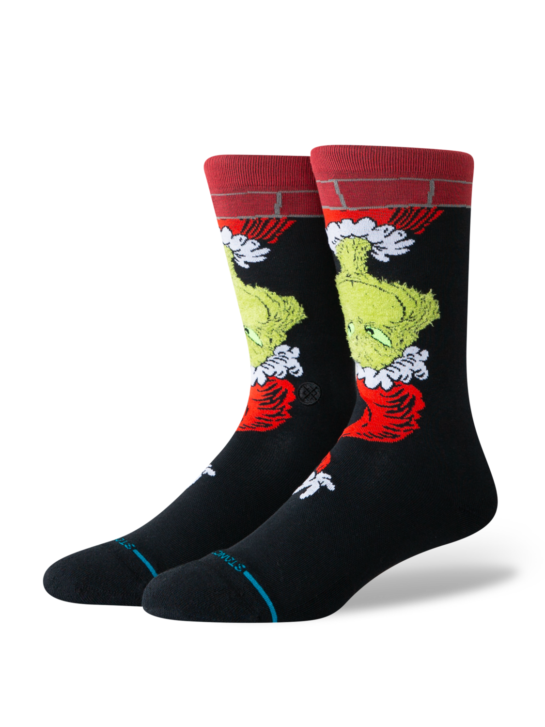 Stance Down The Chimney Crew Socks Black