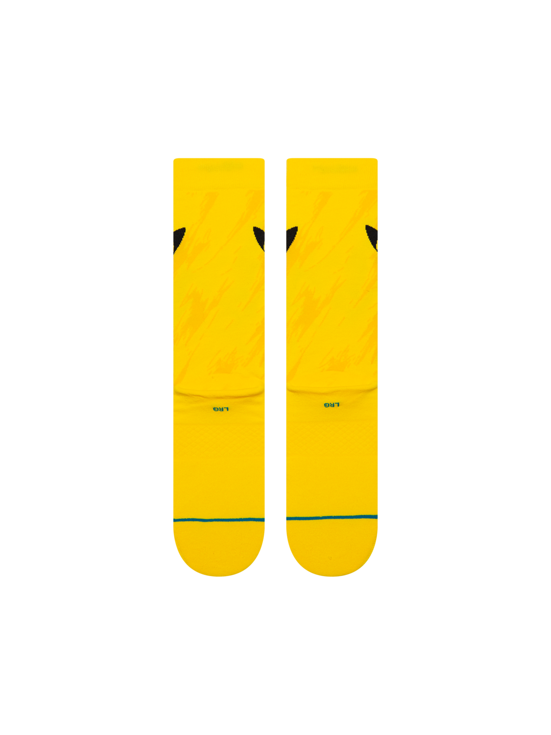 Stance Pikachu Bolt Crew Socks Yellow