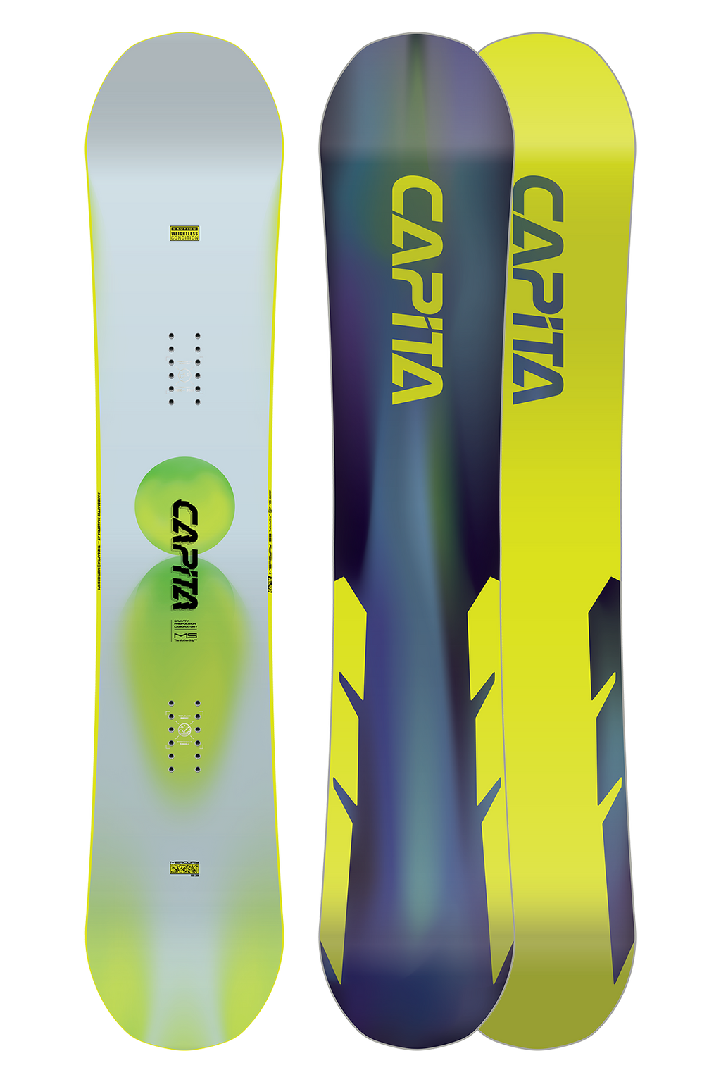 CAPiTA Mercury 2026 Snowboard topsheet and base (153)