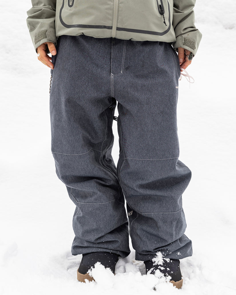 Denim Snowboard Pants Volcom Volcom Snow Billow Dark Denim