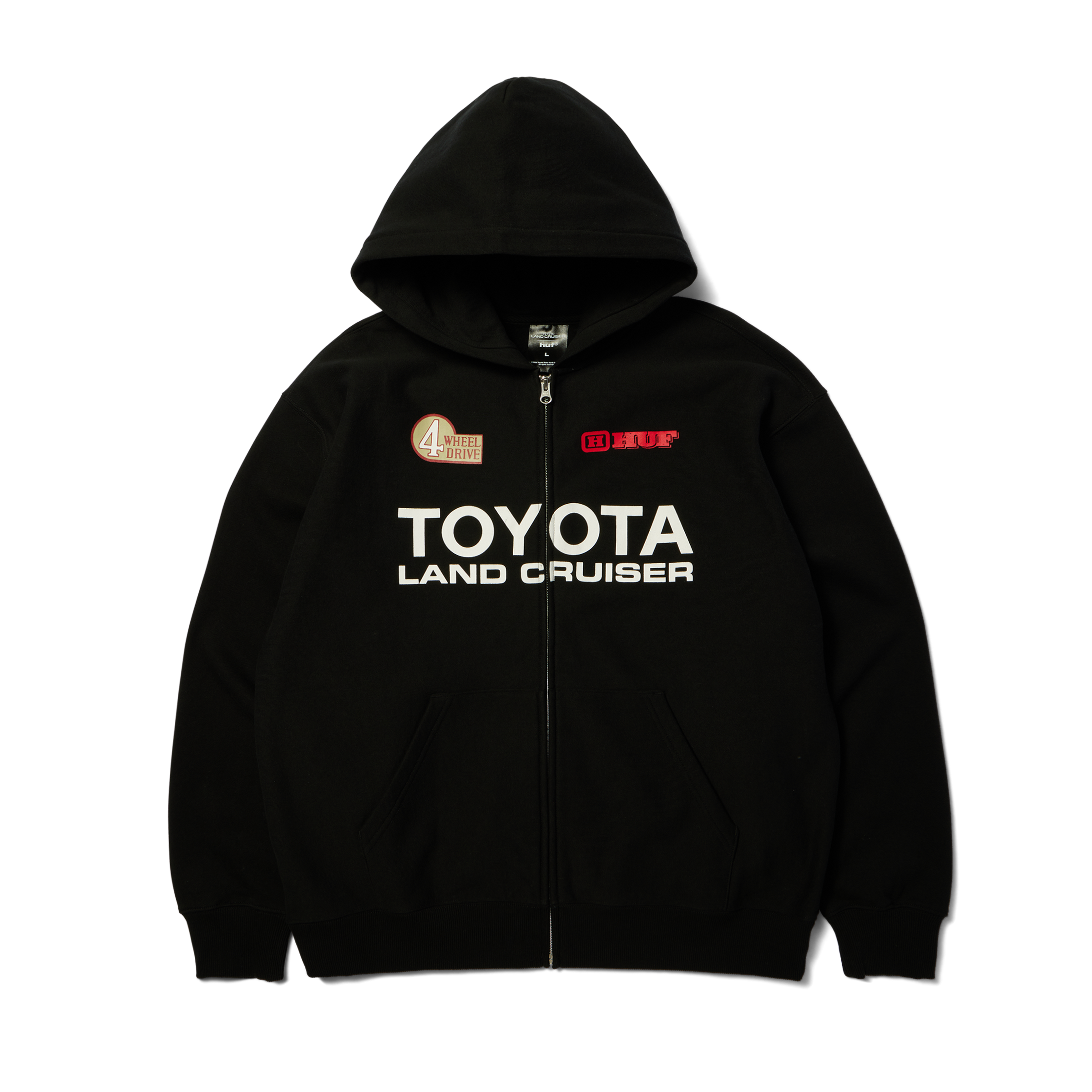HUF Land Cruiser Heavyweight FZ Hoodie Black