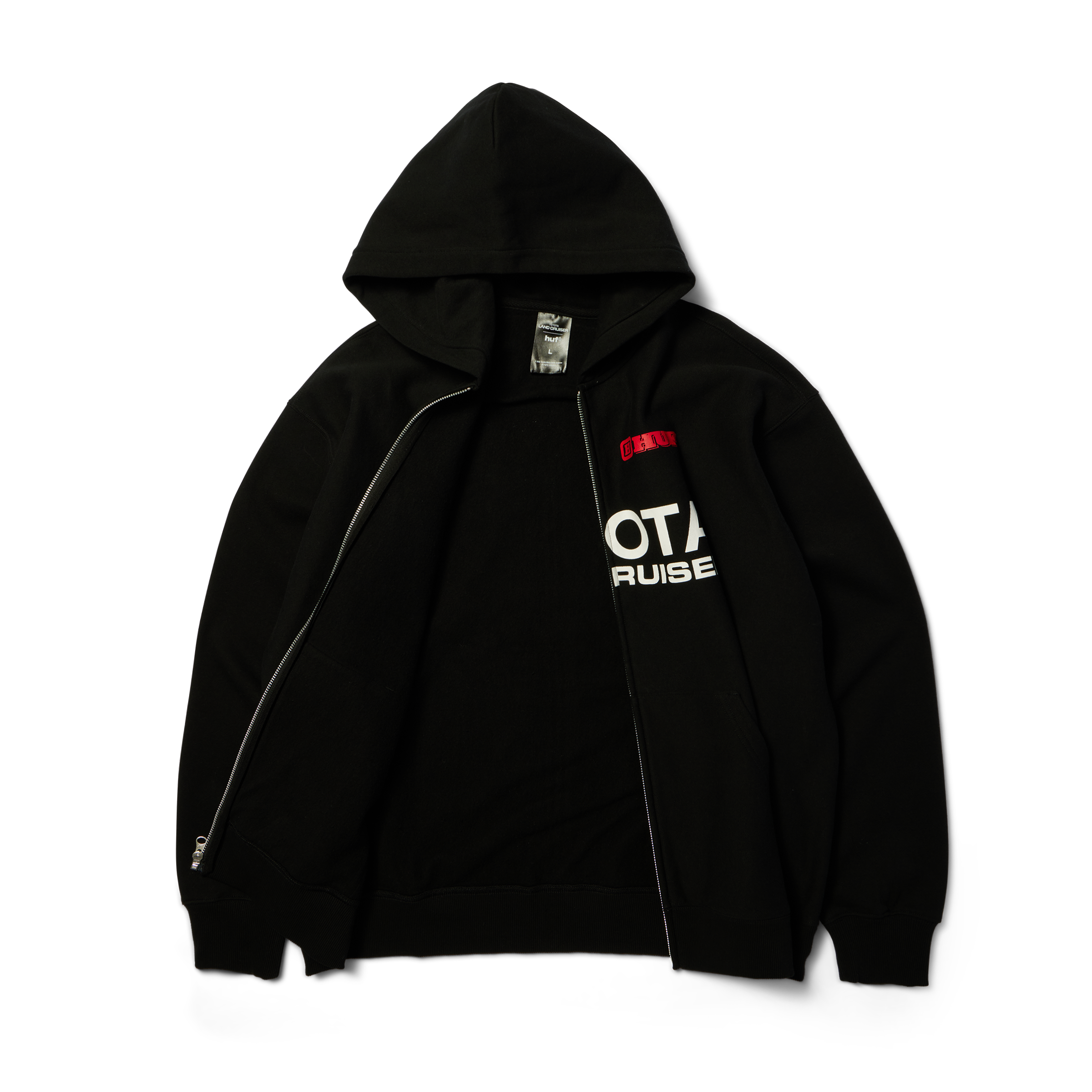 HUF Land Cruiser Heavyweight FZ Hoodie Black