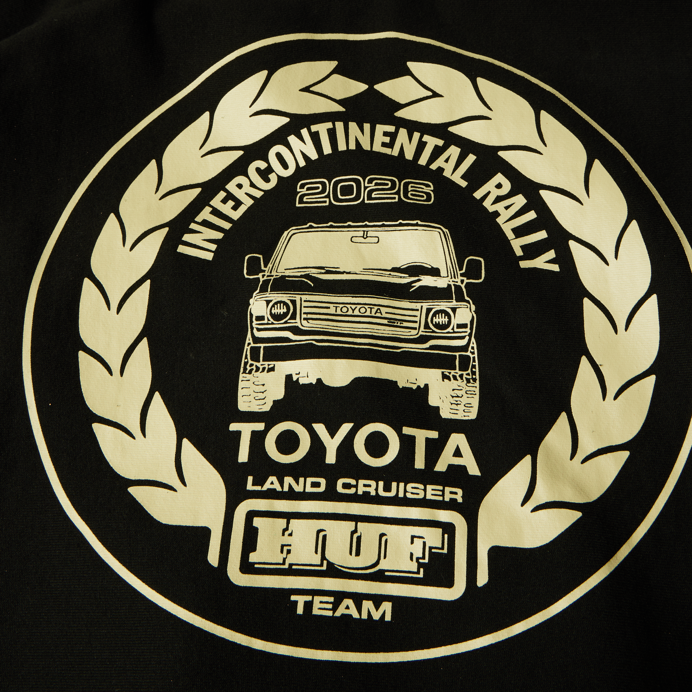 HUF Land Cruiser Heavyweight FZ Hoodie Black