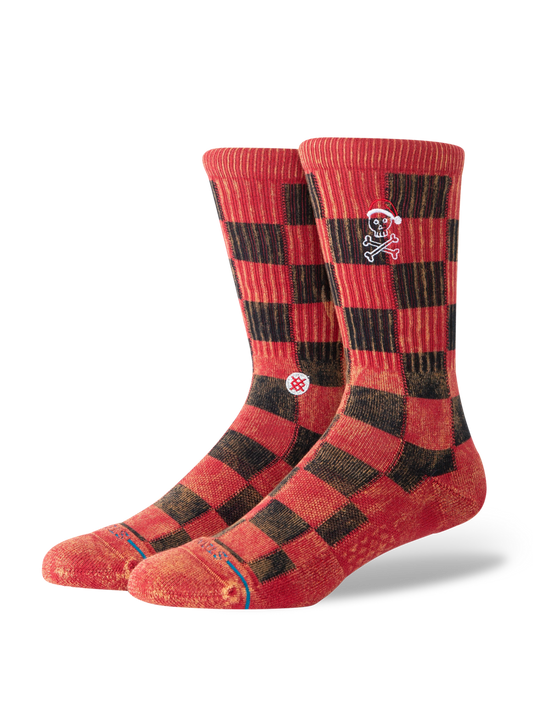 Stance Santarchy Crew Socks Red