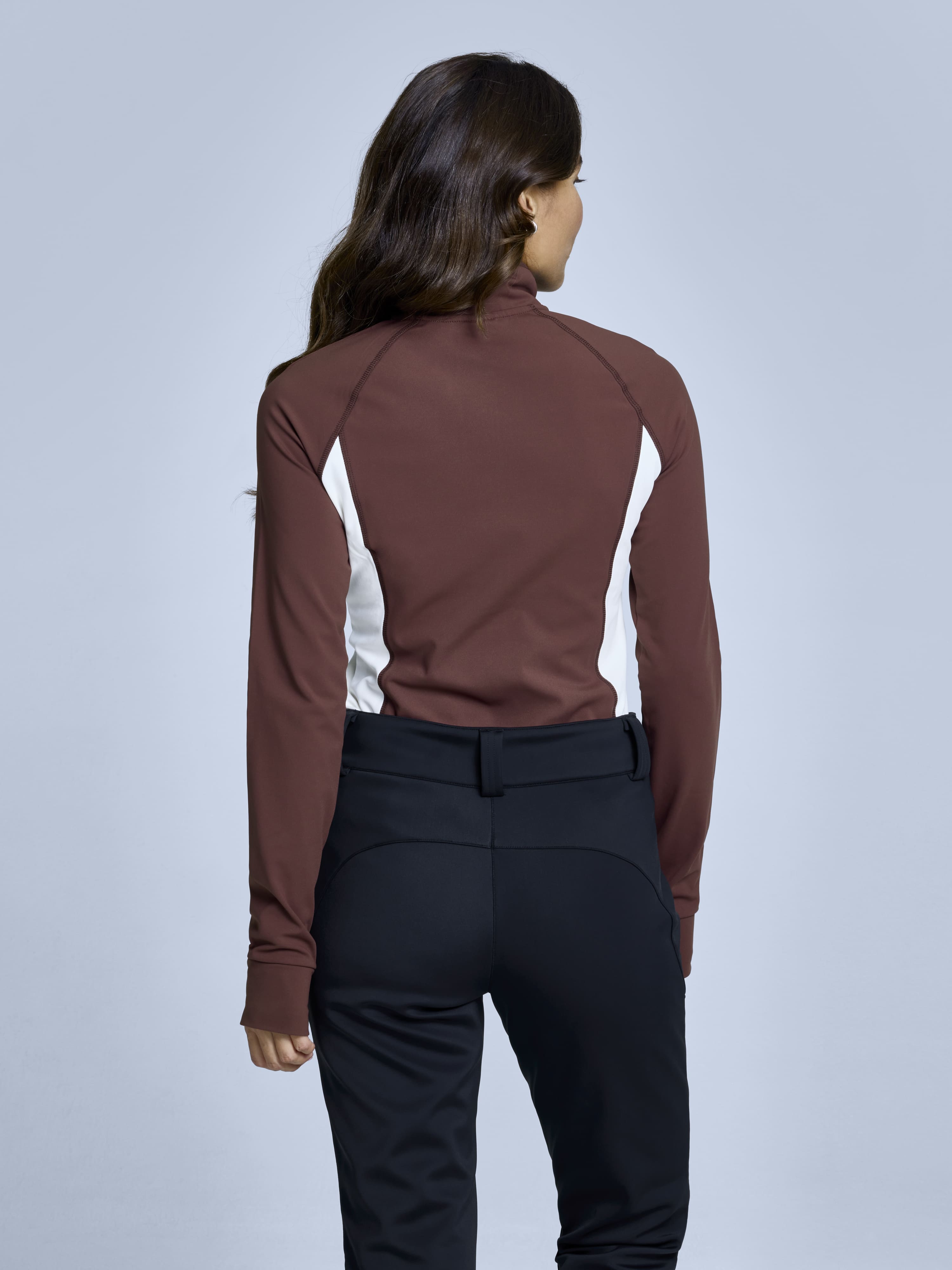 Poederbaas Contoura Pully Women Chocolate Offwhite