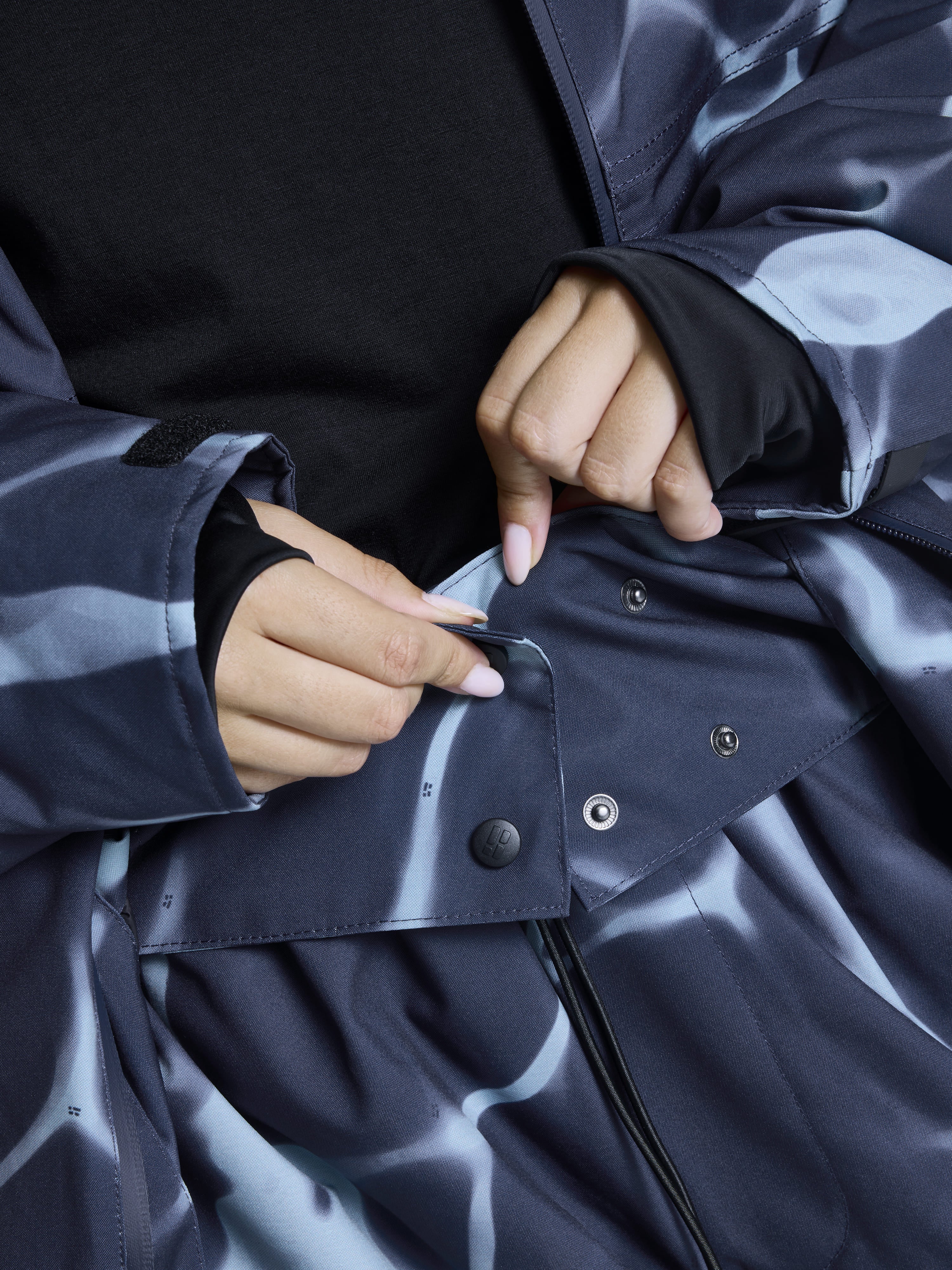 Poederbaas Jibba Cryo Park Jacket Navy Multi