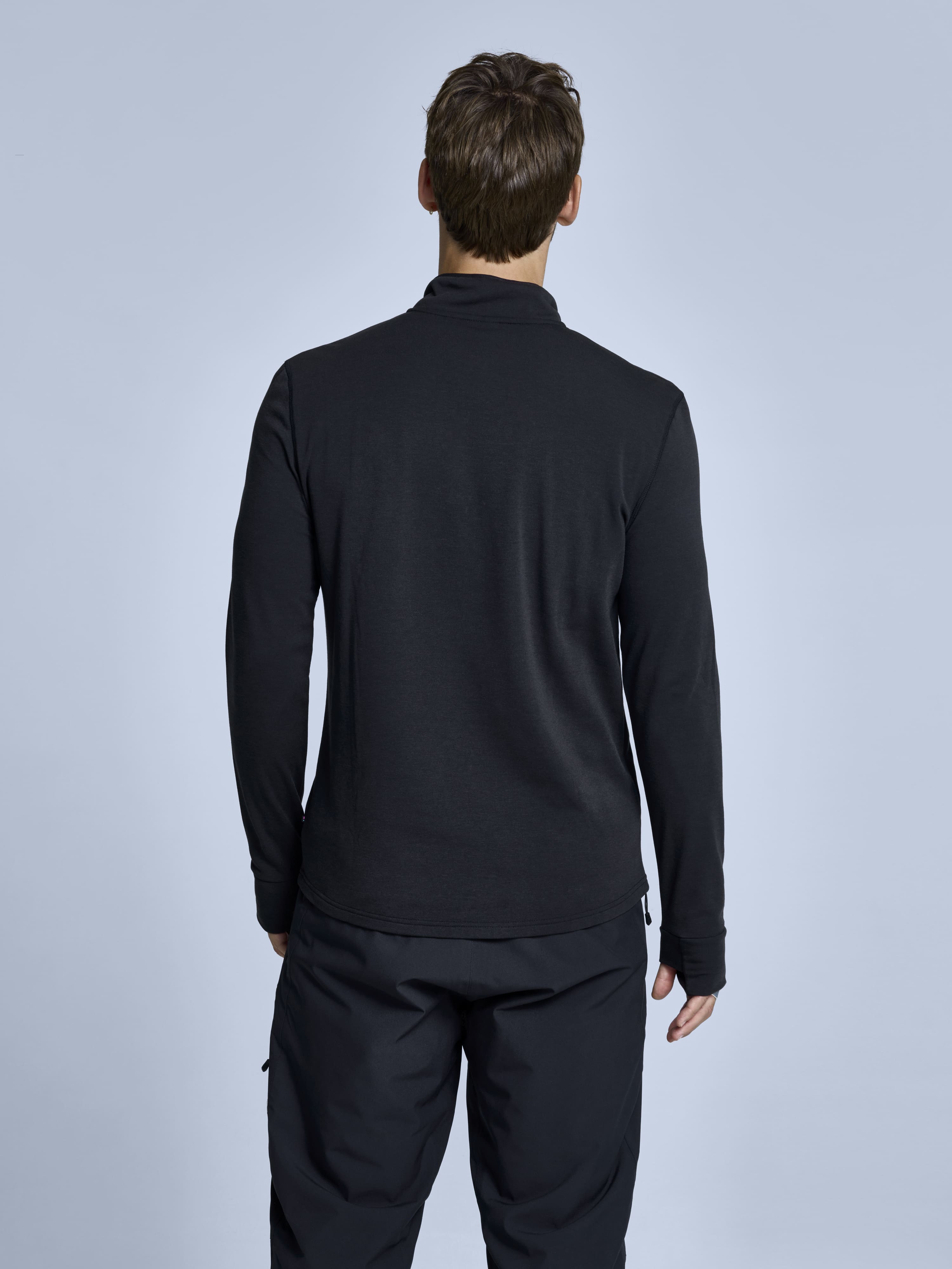 Poederbaas Merino Pully Men Black