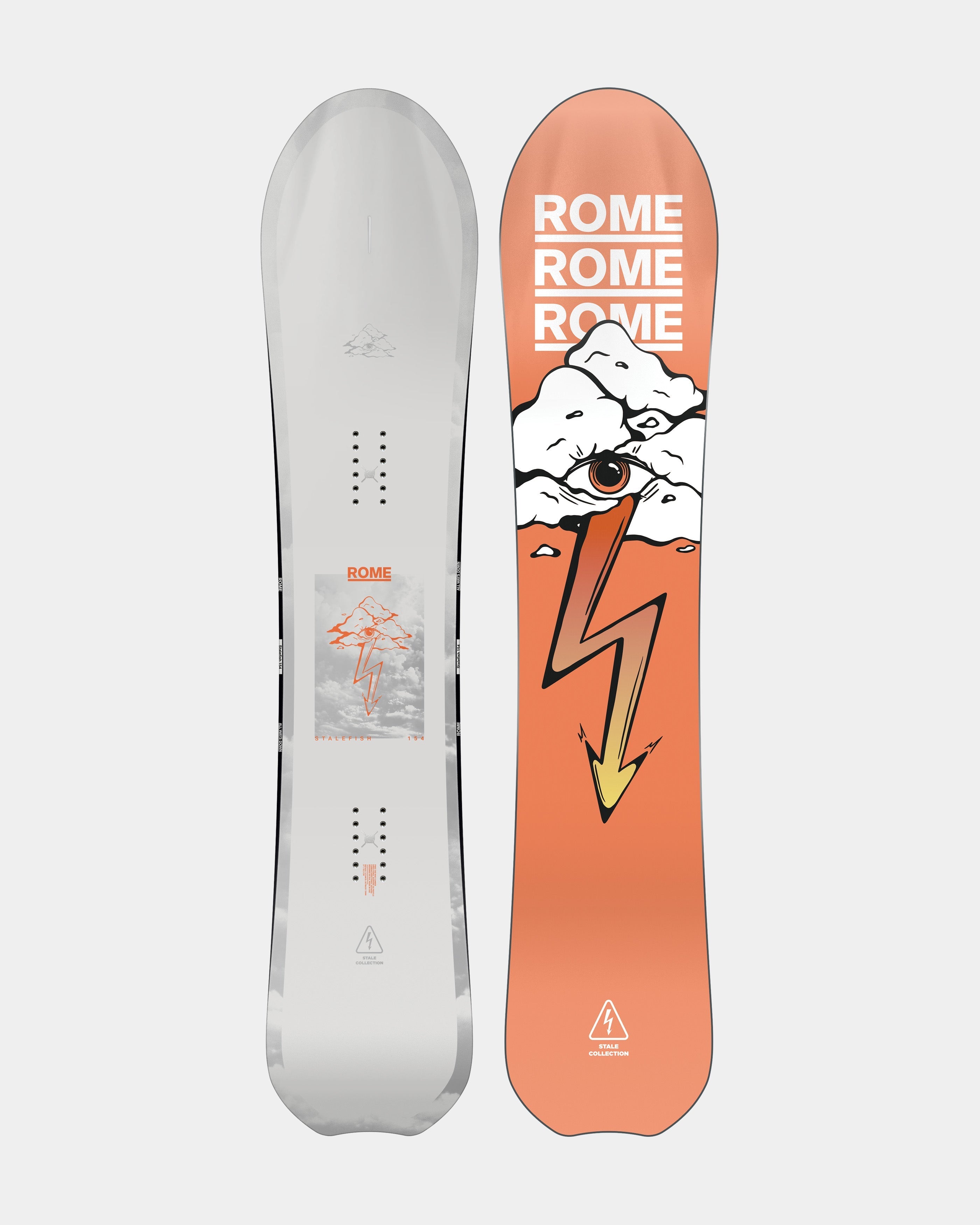 cheap rome snowboards Rome Stale Fish 2025 Snowboard – One80 Boardshop