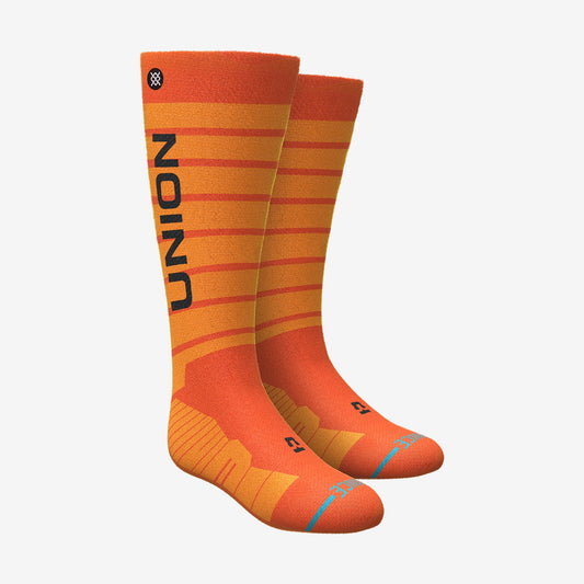 Union Snowboard Socks Orange