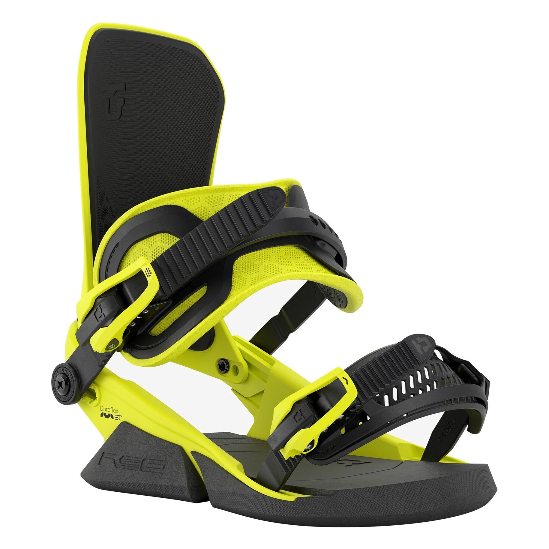 Union Neo Neon Yellow 2027 Snowboard Bindings – front view
