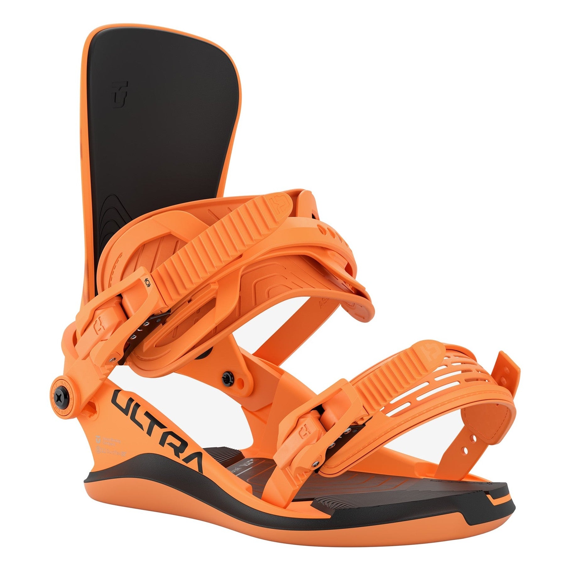 Union Ultra Orange 2027 Snowboard Bindings – front view