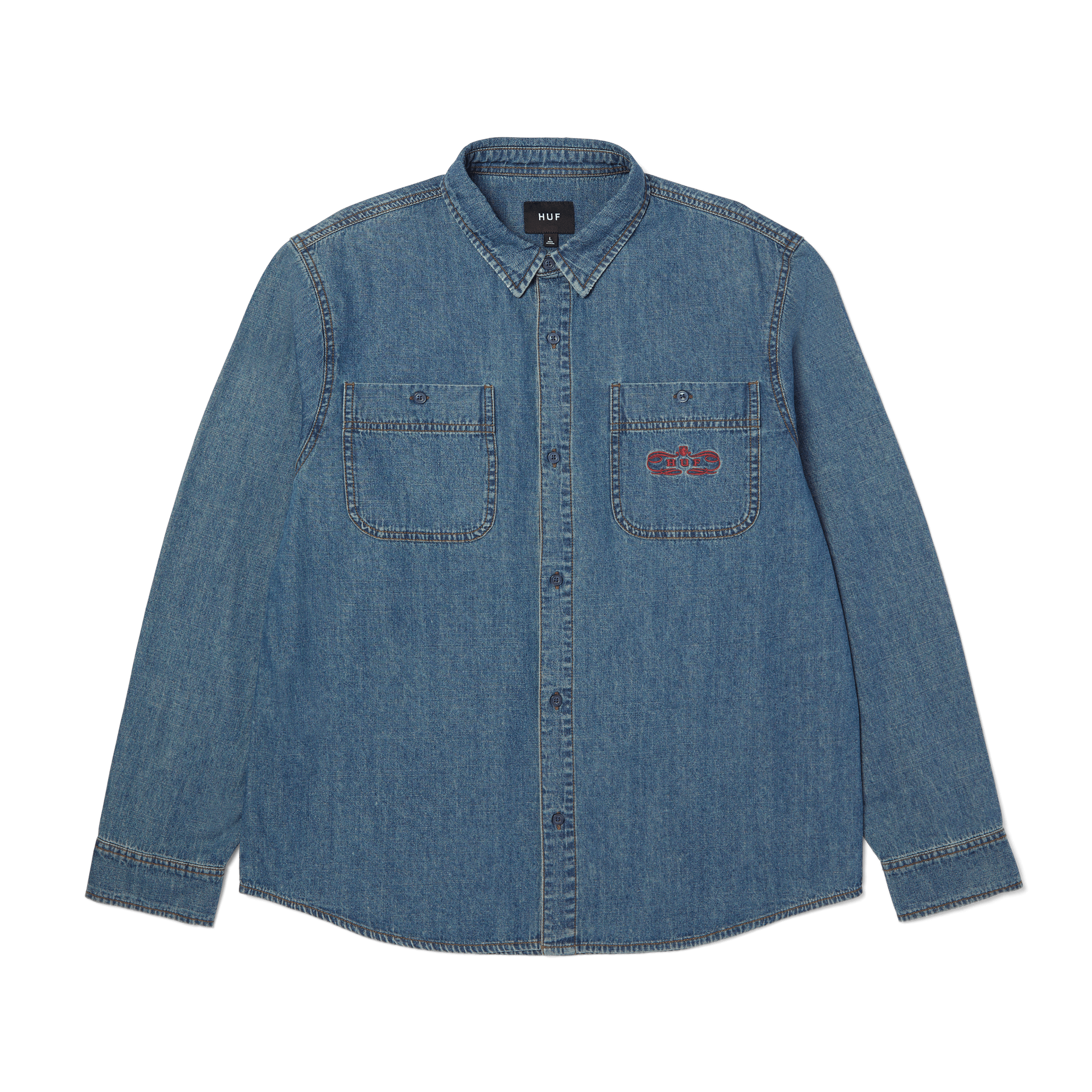 HUF Worldwide Clothiers Denim Shirt