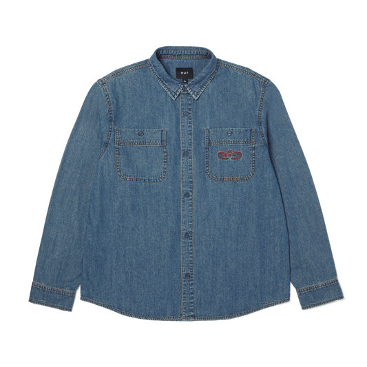 HUF Worldwide Clothiers Denim Shirt