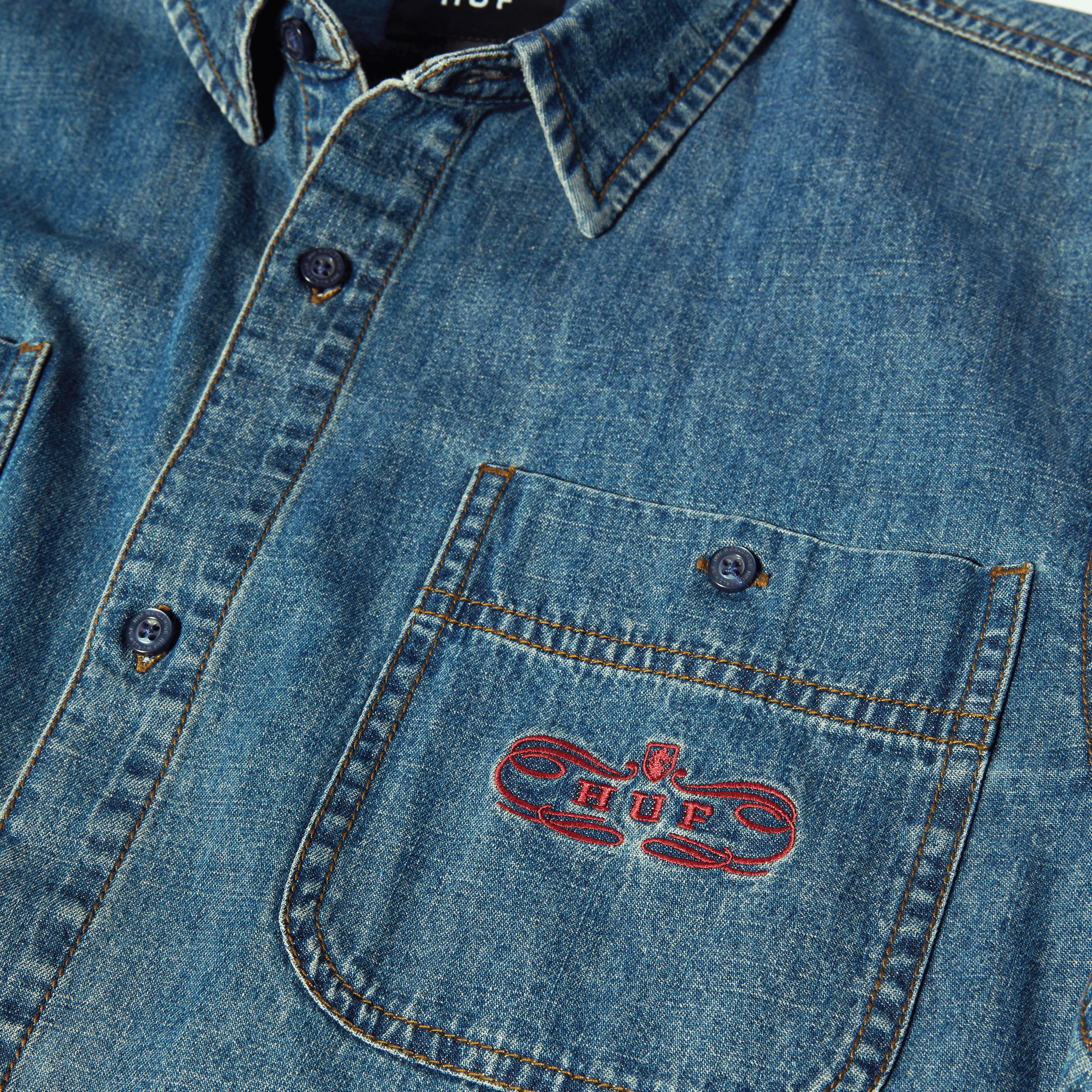 HUF Worldwide Clothiers Denim Shirt