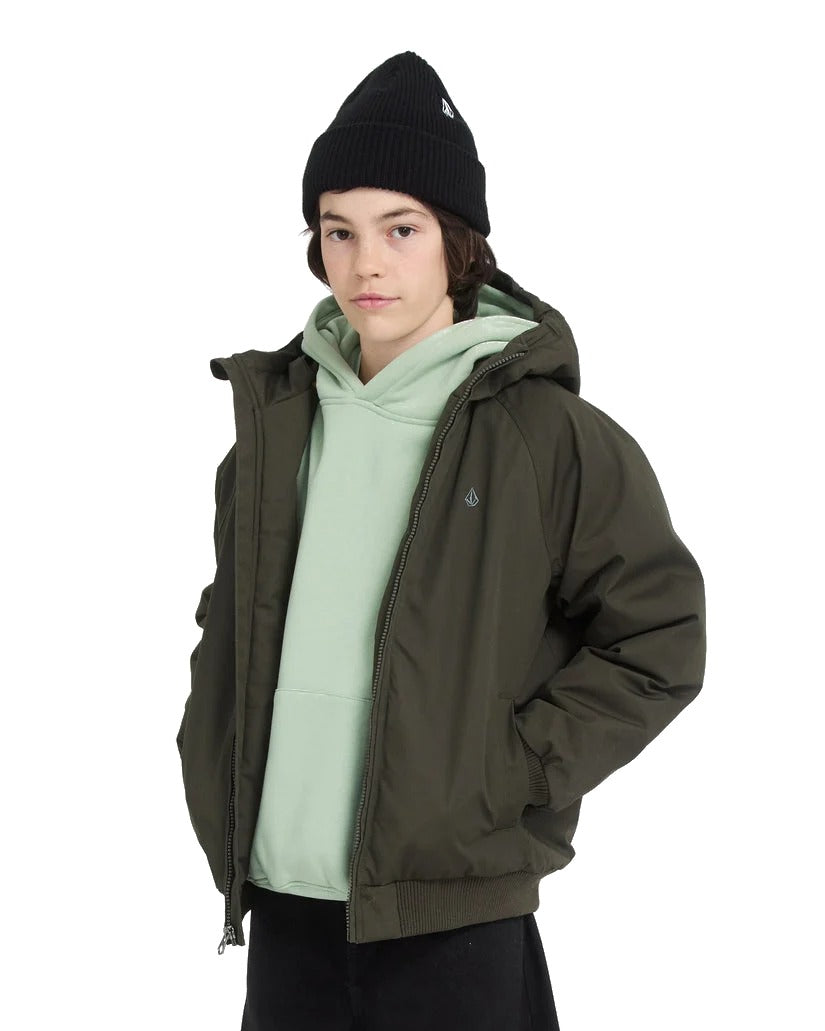 Boys Hernan 10K Jacket Rinsed Black
