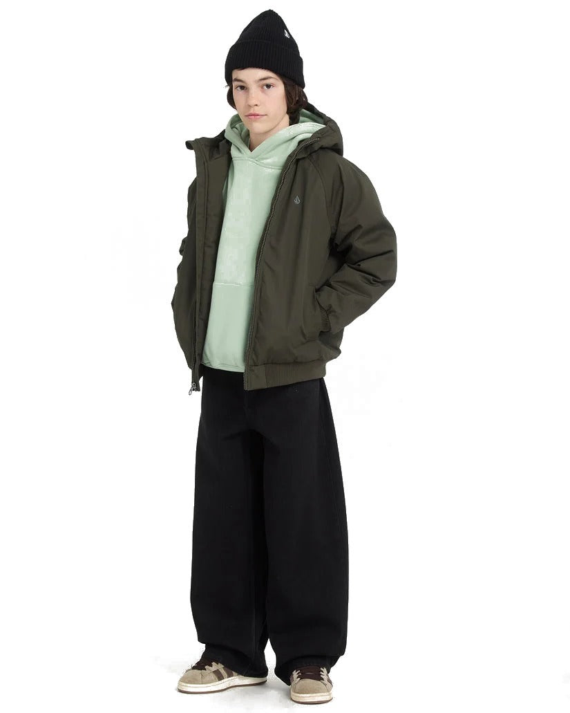 Boys Hernan 10K Jacket Rinsed Black