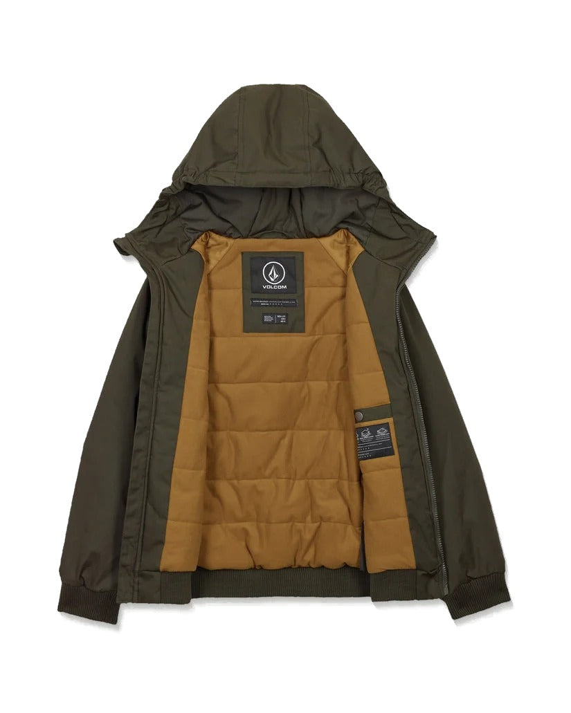 Boys Hernan 10K Jacket Rinsed Black