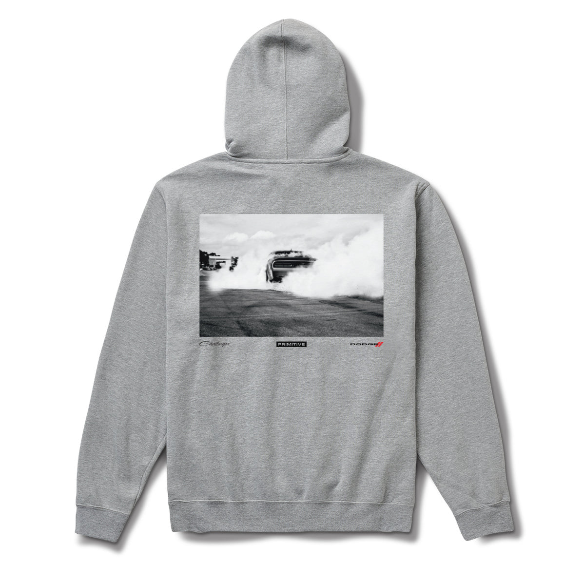 Burnout Hoodie Grey