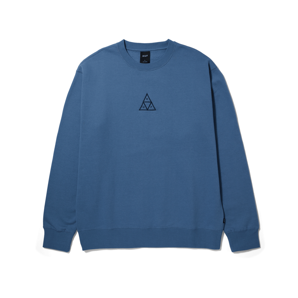 Set Triple Triangle Crewneck Slate Blue