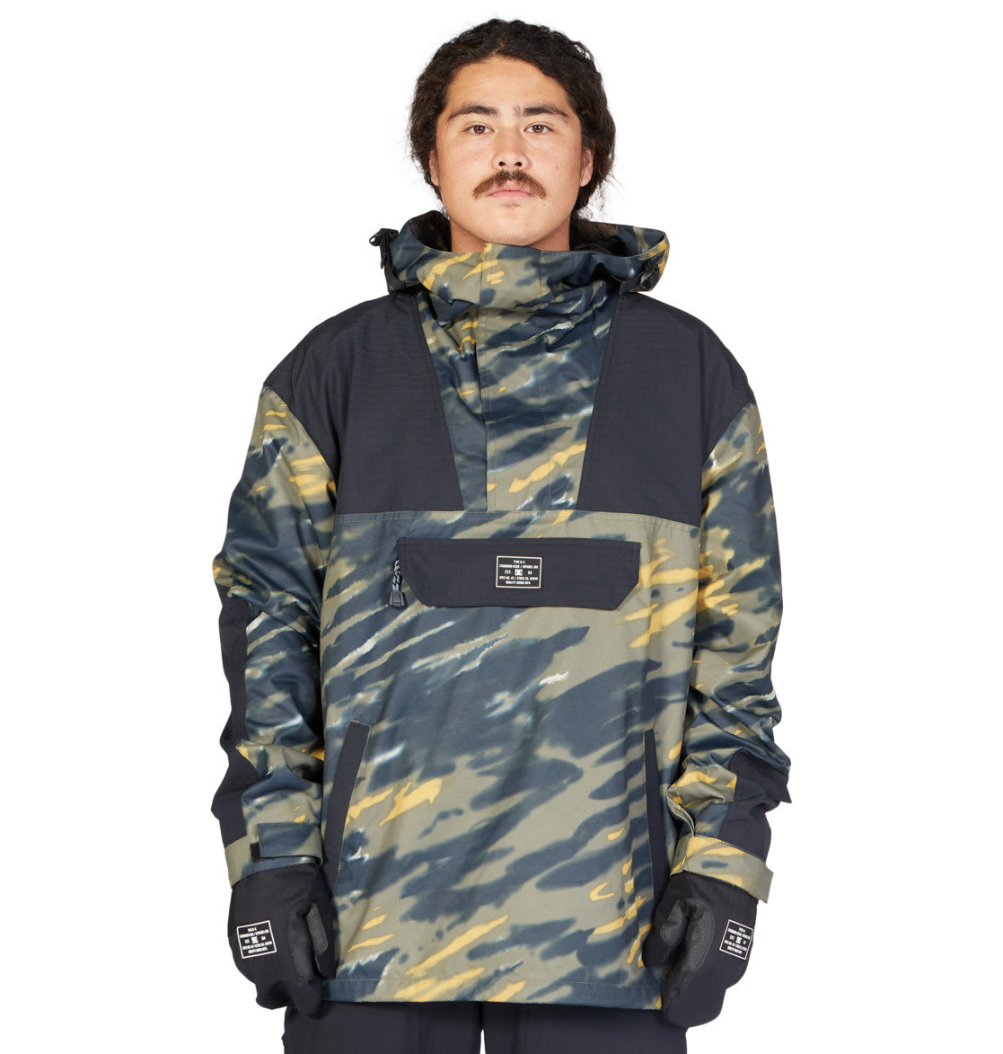 43 Anorak Snow Vest Tie Dye Green