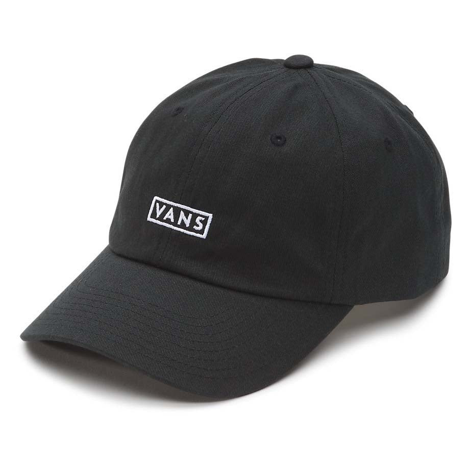 Curved Bill Jockey Cap Black