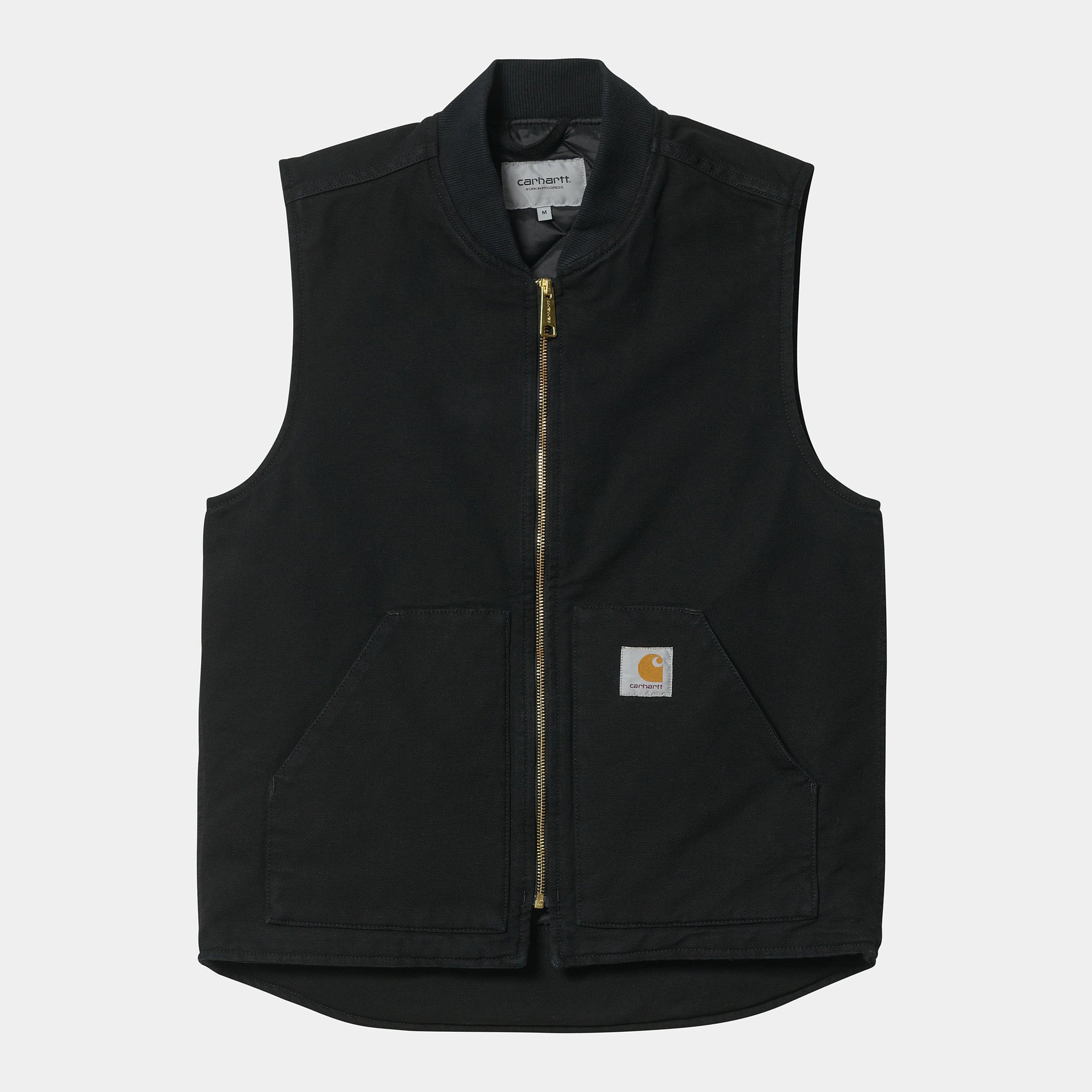 Classic Vest Black Rinsed