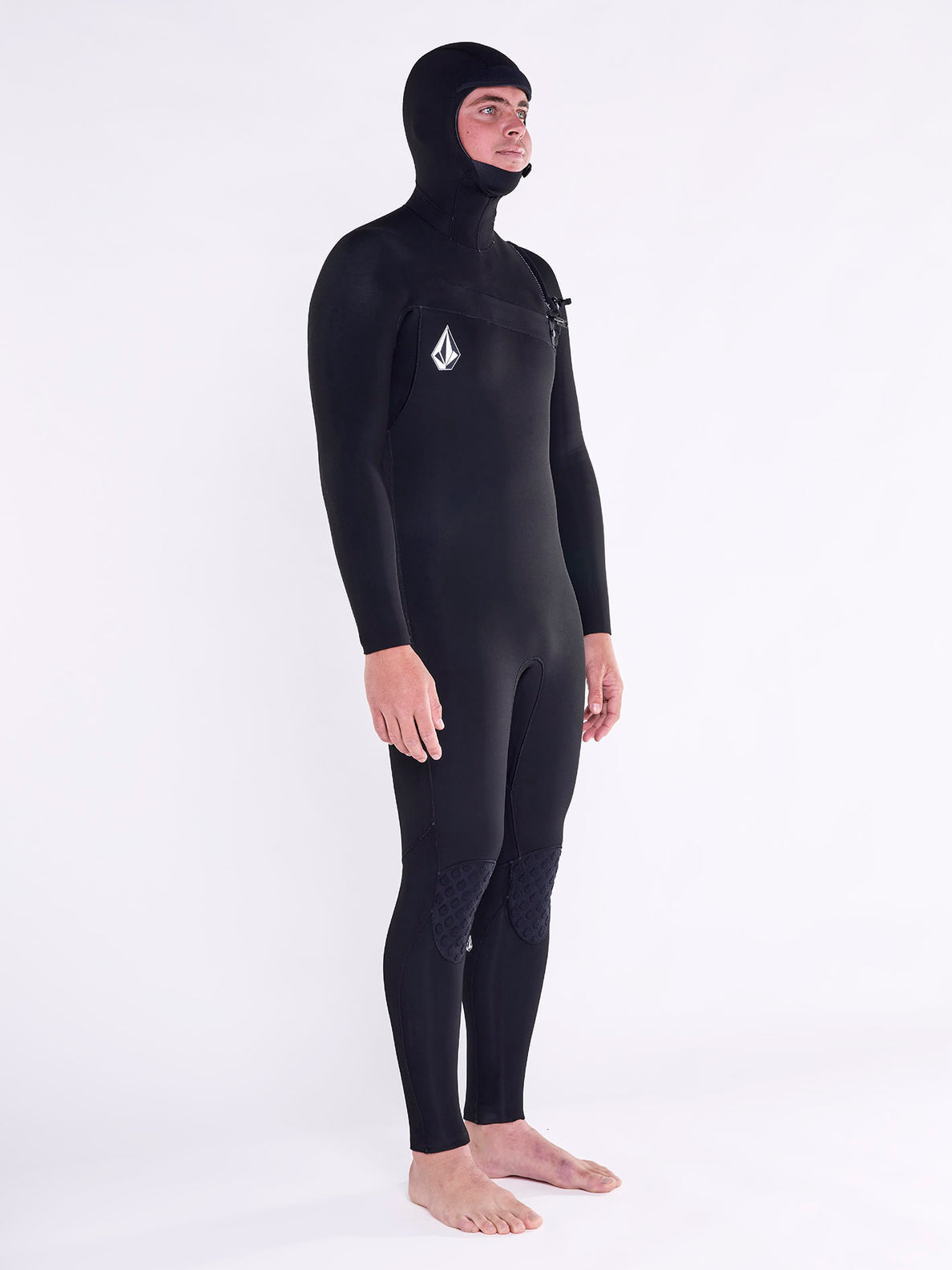 Modulator 5/4/3mm Hooded Chest Zip Fullsuit Black
