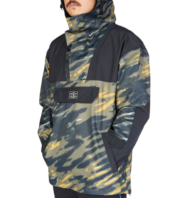 43 Anorak Snow Vest Tie Dye Green