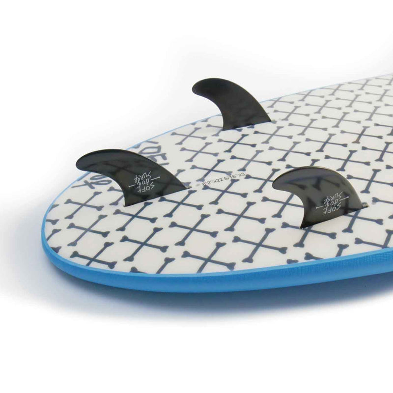 Great Dane 6'2 Soft Top Surfboard (incl thruster fin set)