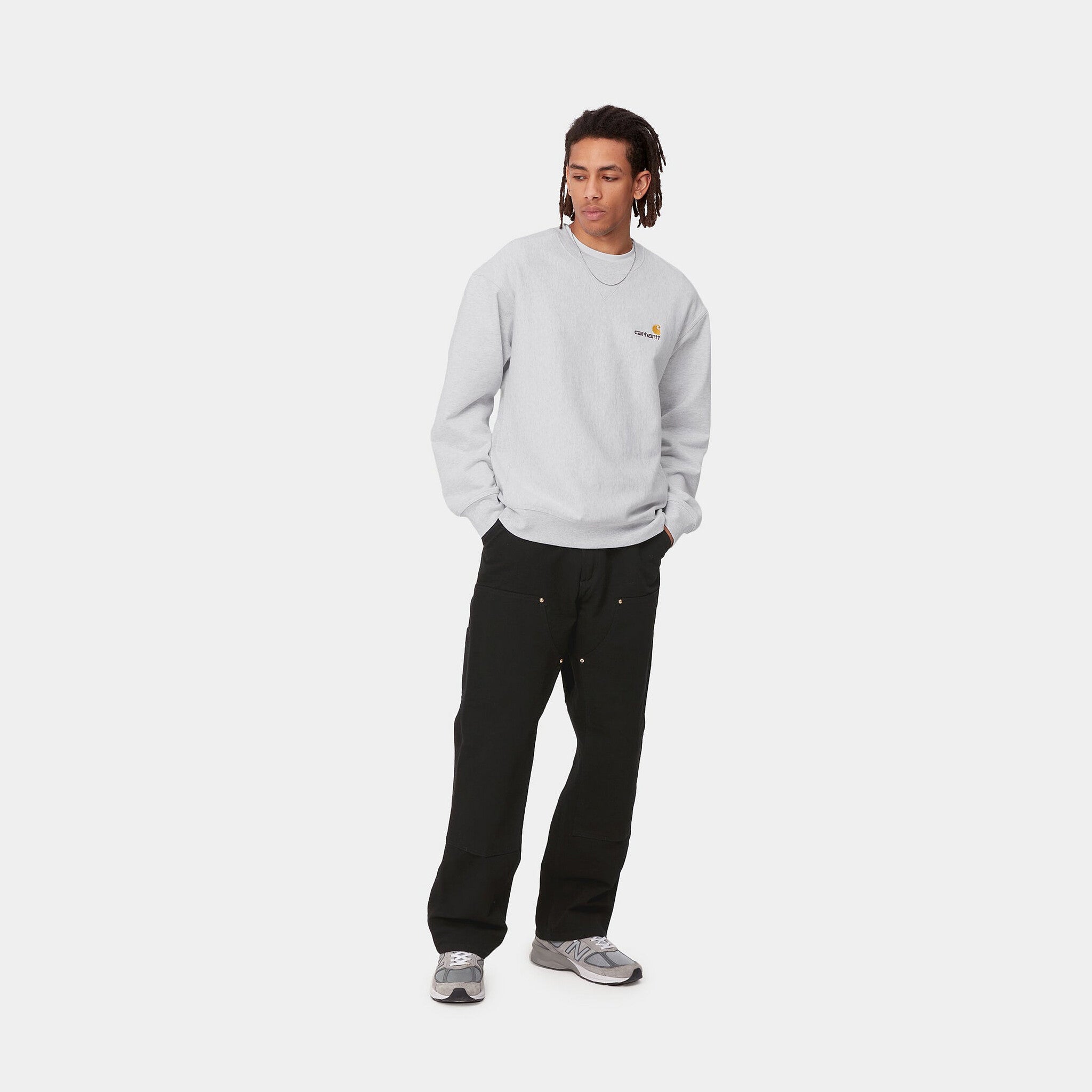 American Script Sweatshirt Ash Heather