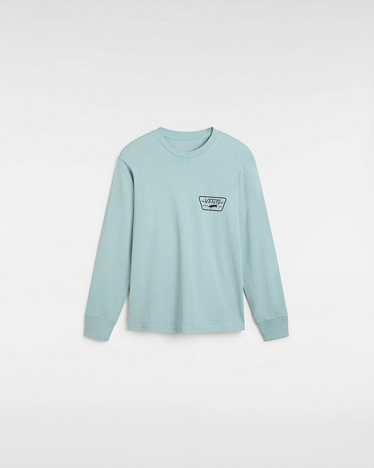 Full Patch Back LS Gray Mist/Black