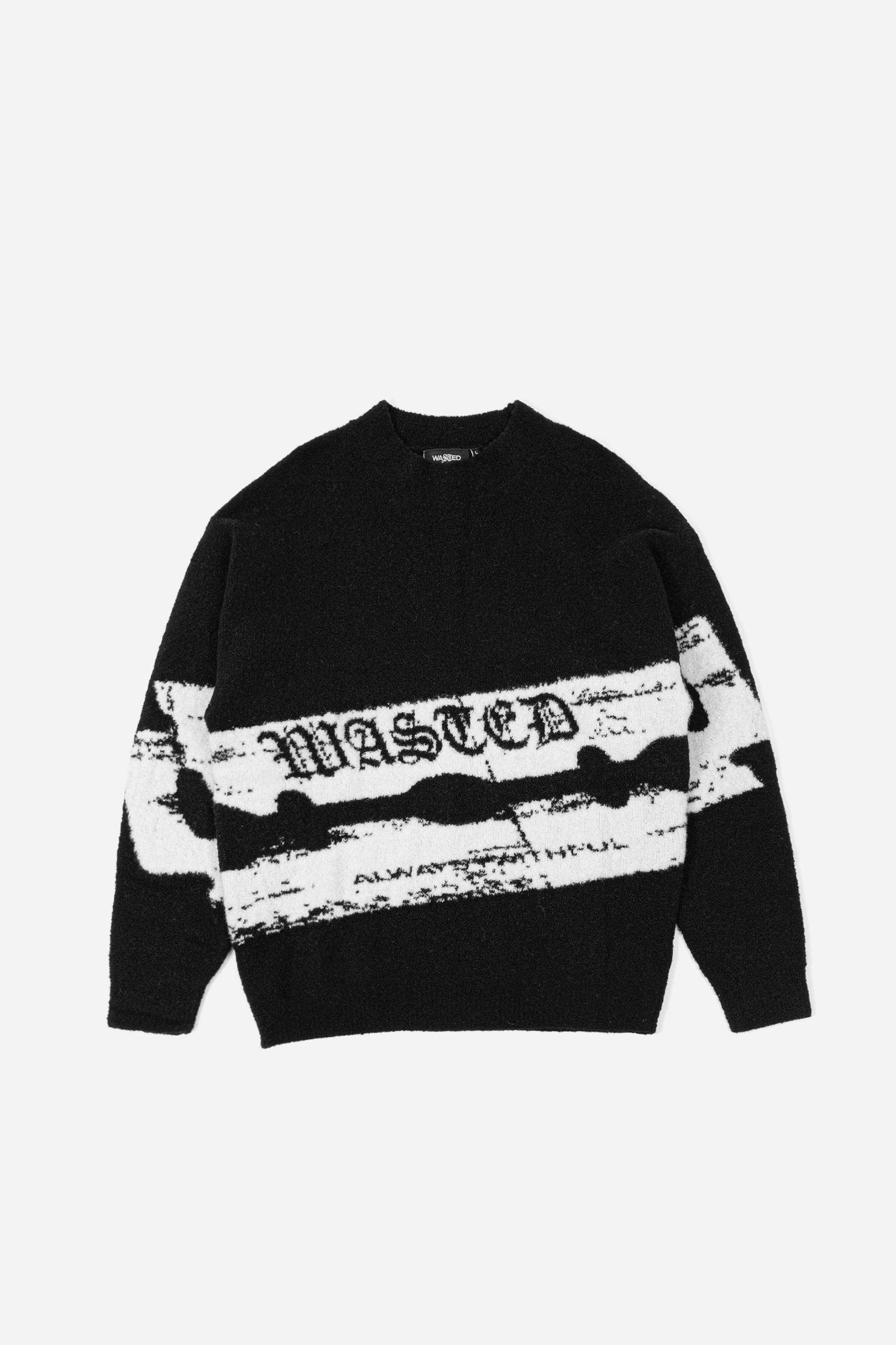 Sweater Razor Pilled Black/White