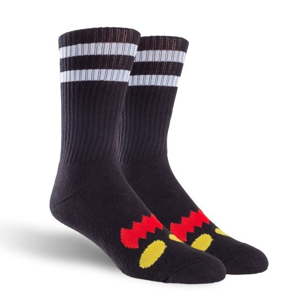 Monster Face Sock Black