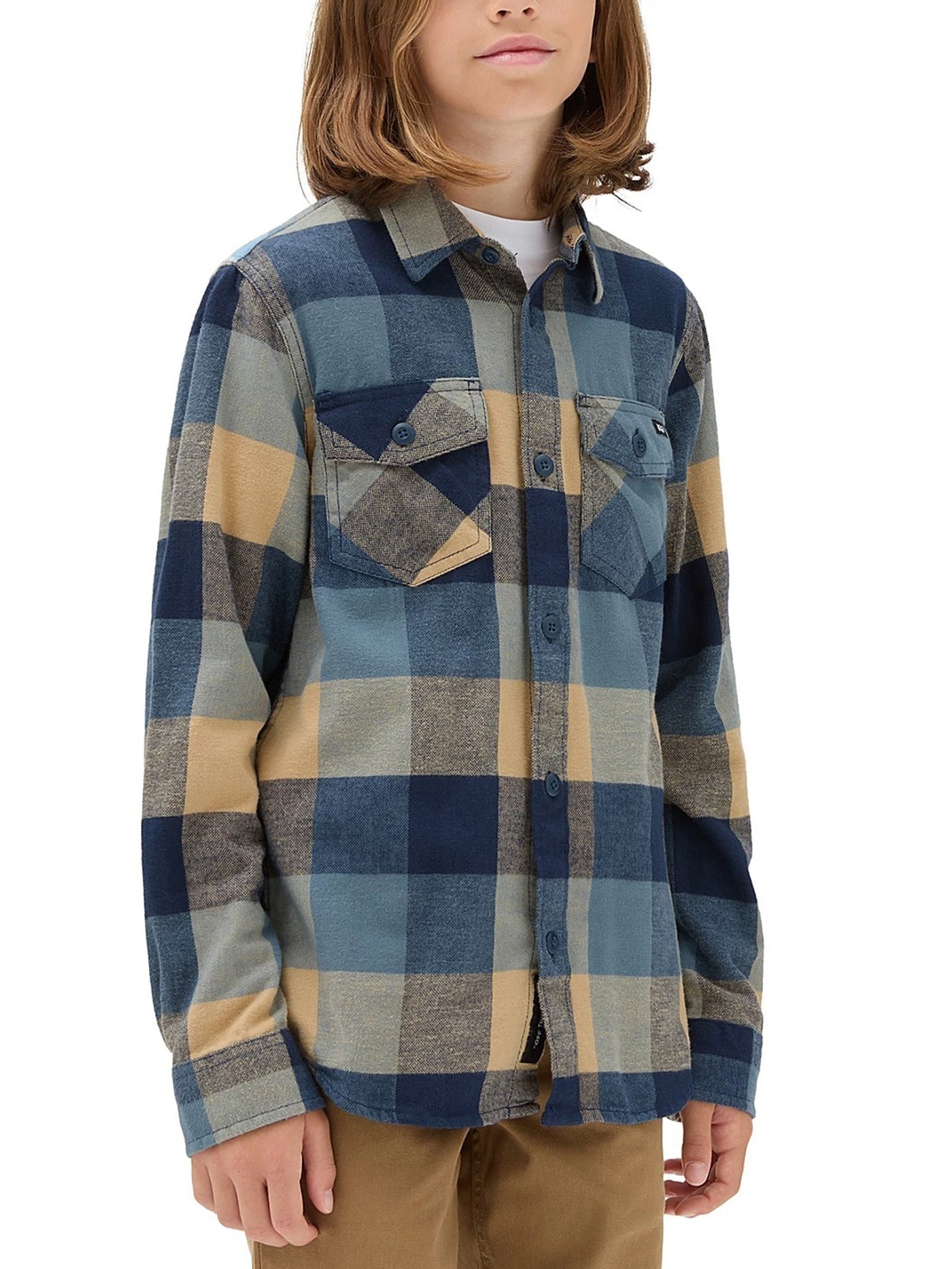 Boys Box Flannel Bluestone/Taos