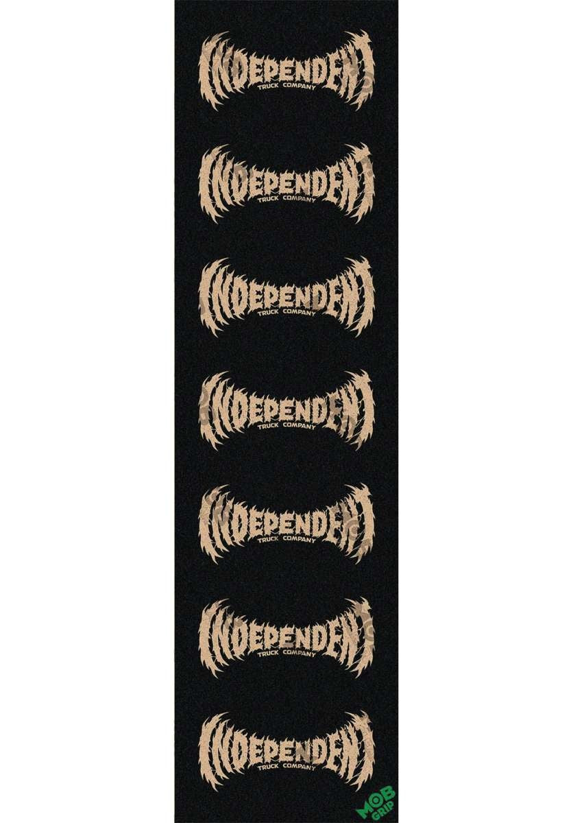 Independent Black Metal Span 9" Clear Griptape