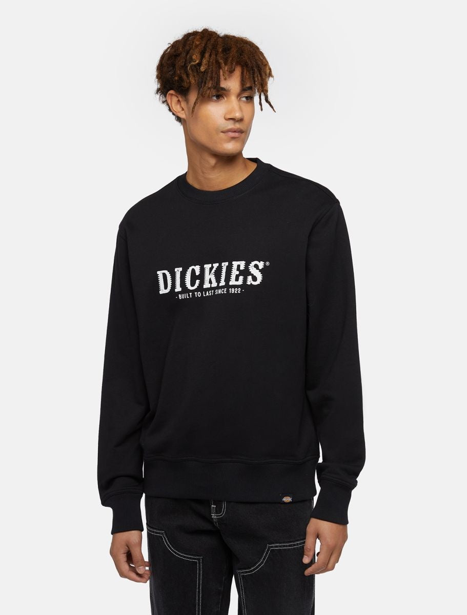 Script Sweatshirt Black