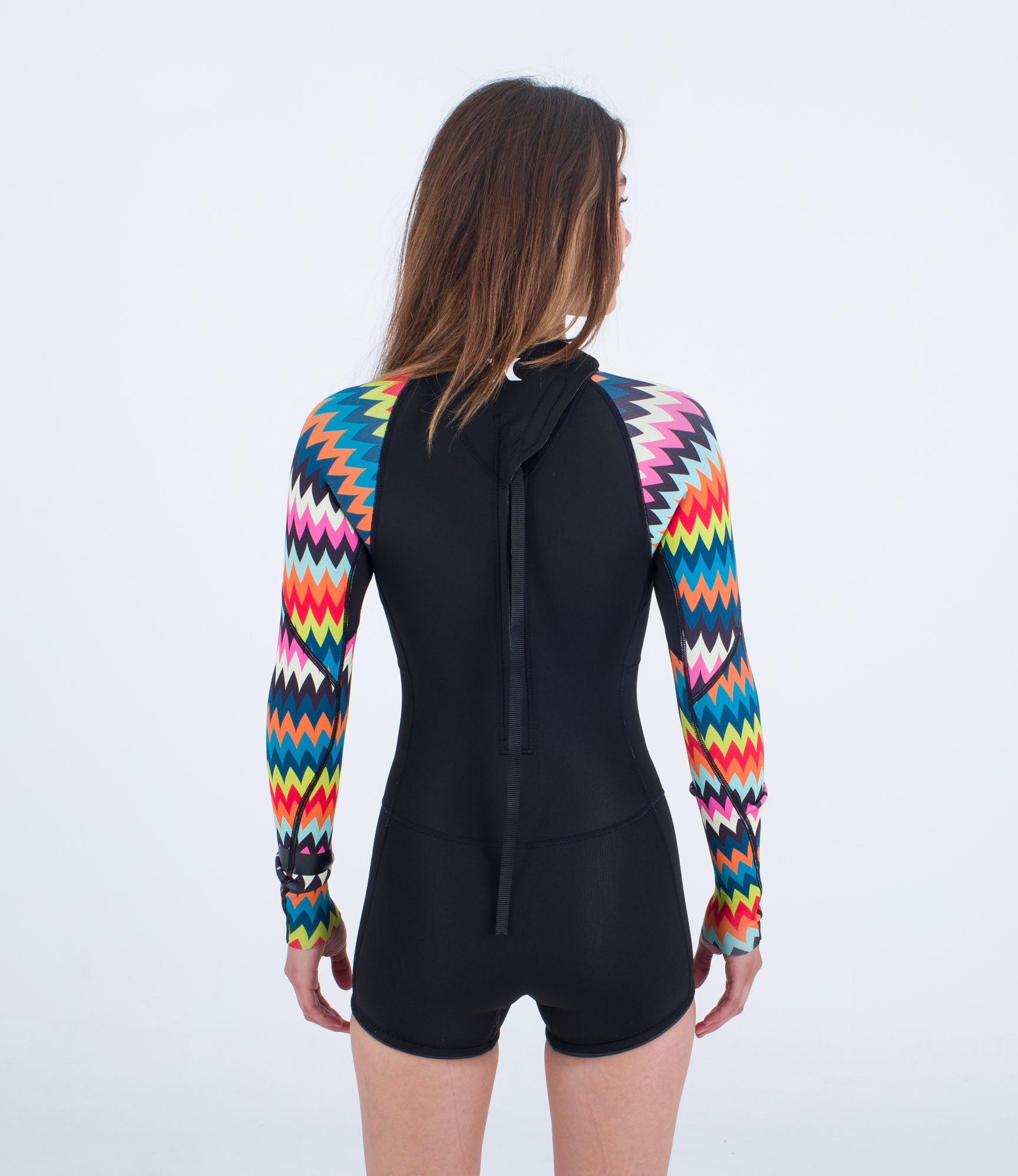 Women Advant 2mm Shorty Springsuit Chevron