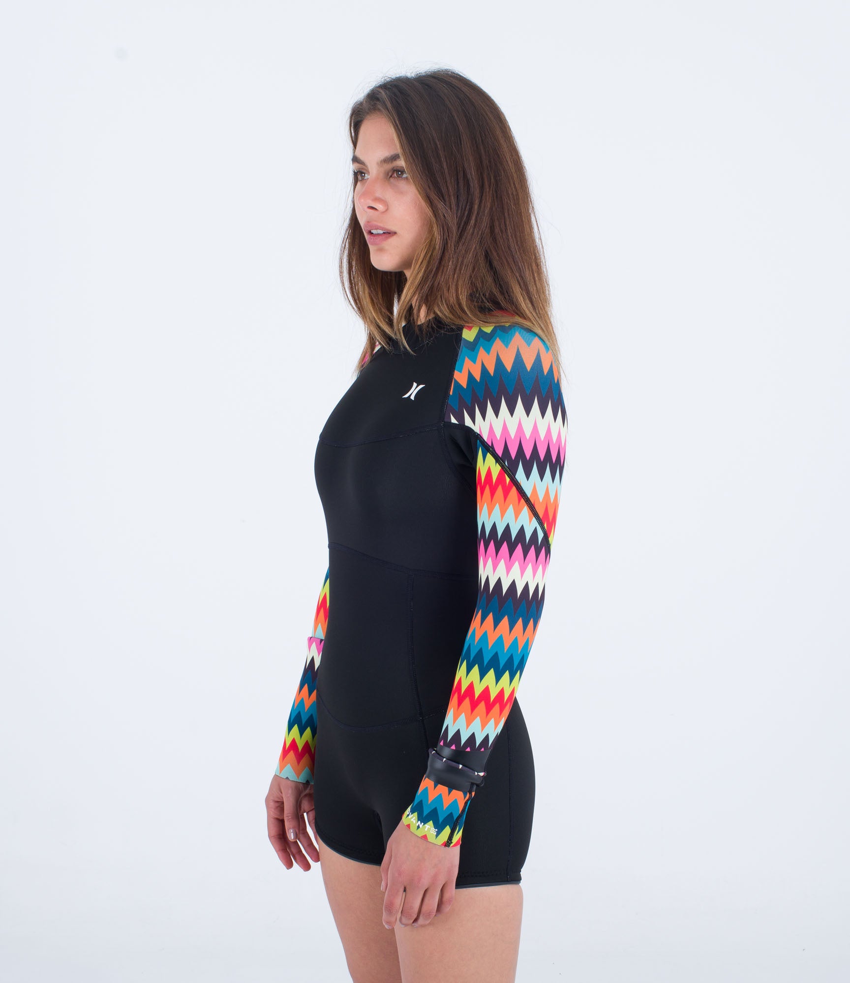 Women Advant 2mm Shorty Springsuit Chevron